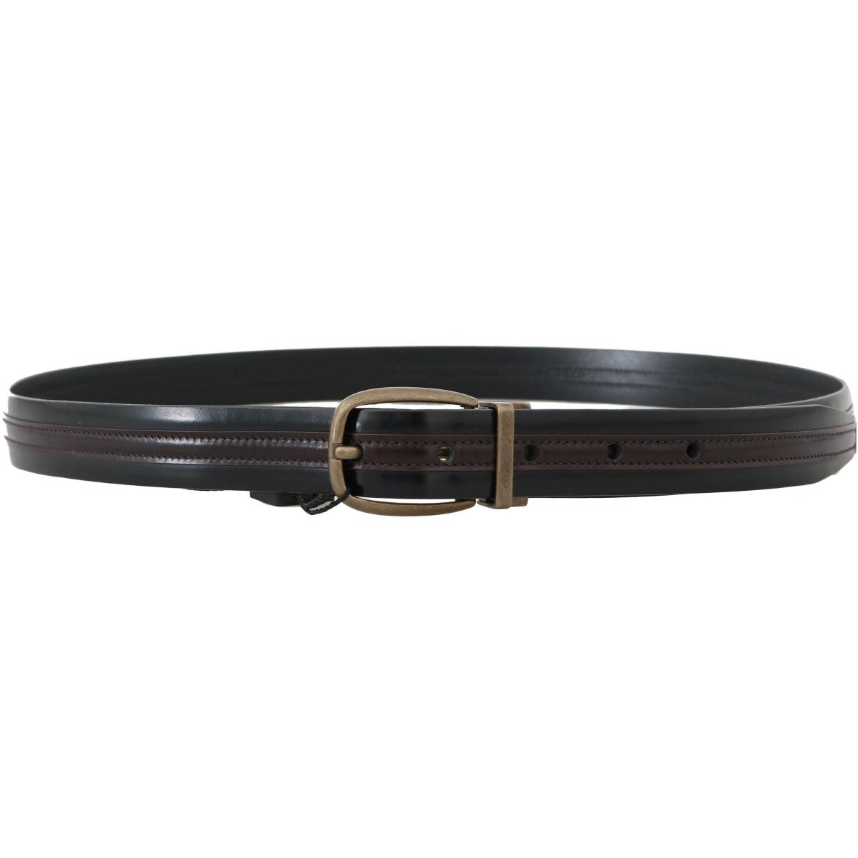 Black Bordeaux Leather Belt - coffeewithmee1