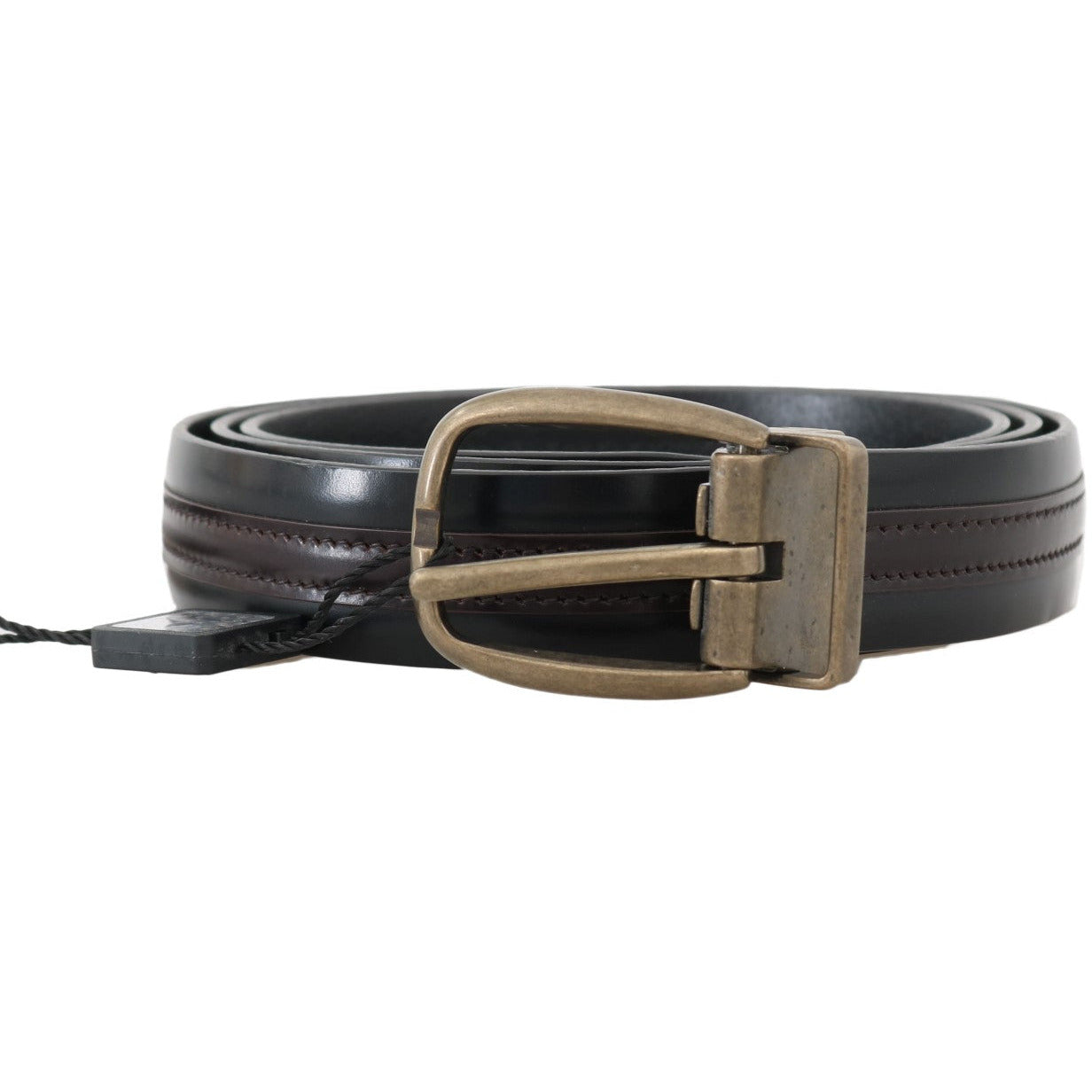 Black Bordeaux Leather Belt - coffeewithmee1