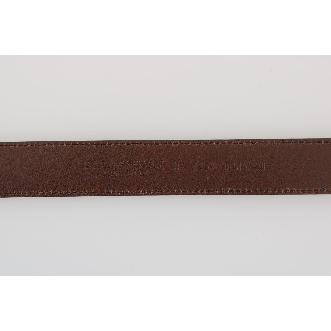 Brown Leather Gray Oval Buckle Belt - coffeewithmee1