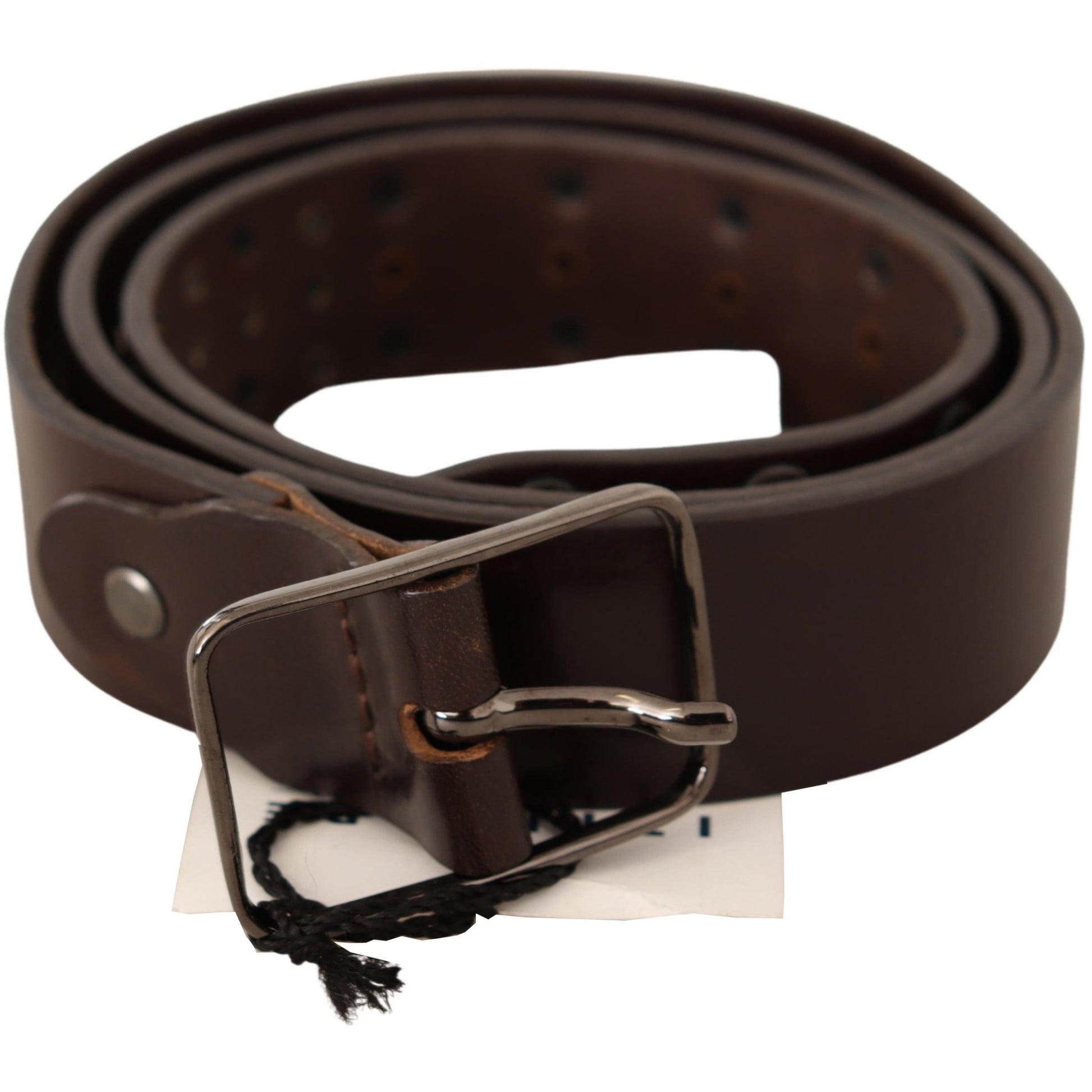 Brown Studs Buckle Waist Belt - coffeewithmee1