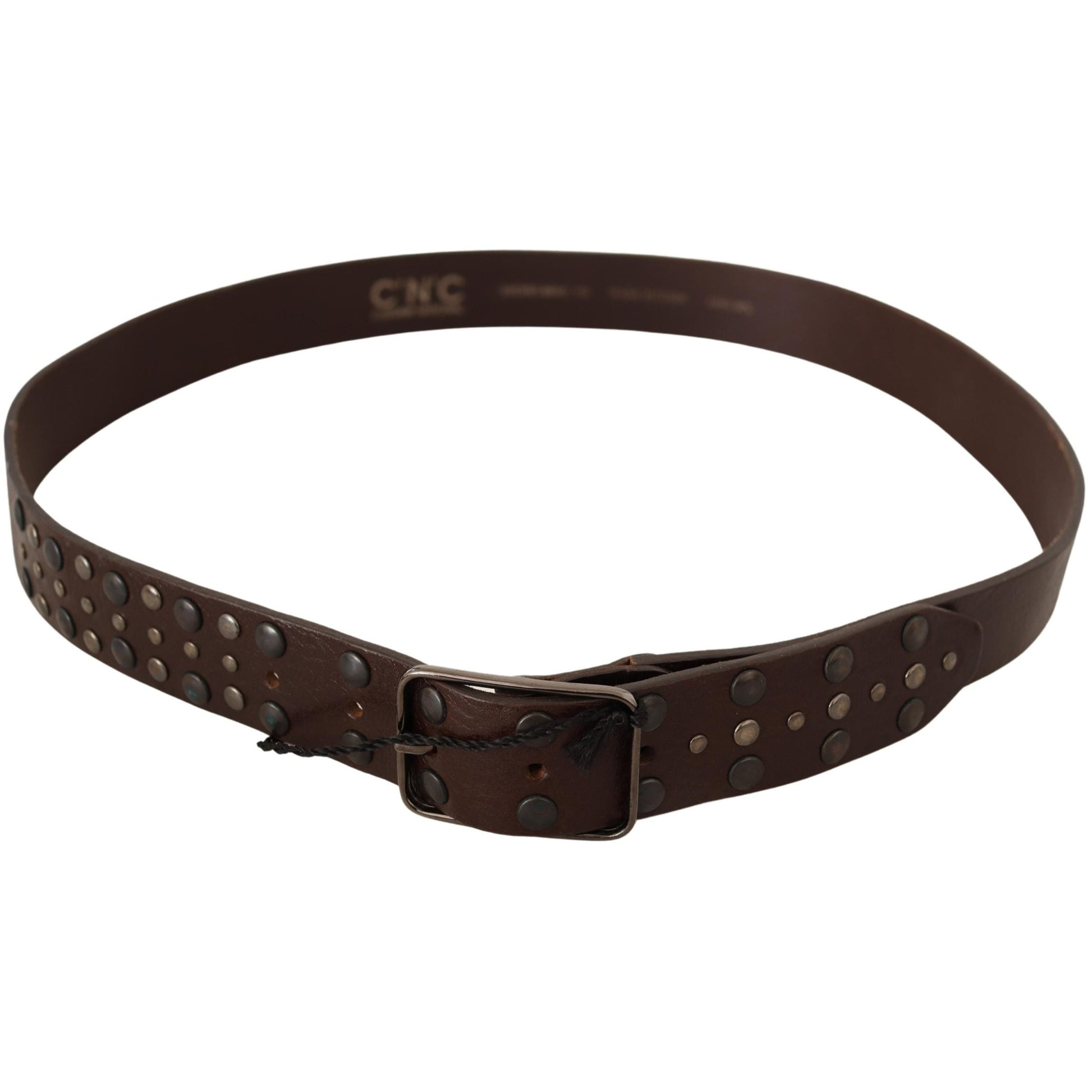 Brown Studs Buckle Waist Belt - coffeewithmee1