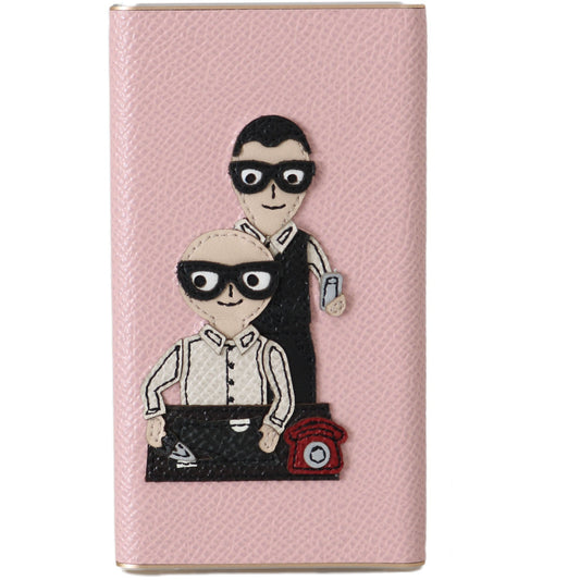 Charger USB Pink Leather #DGFAMILY Power Bank - coffeewithmee1