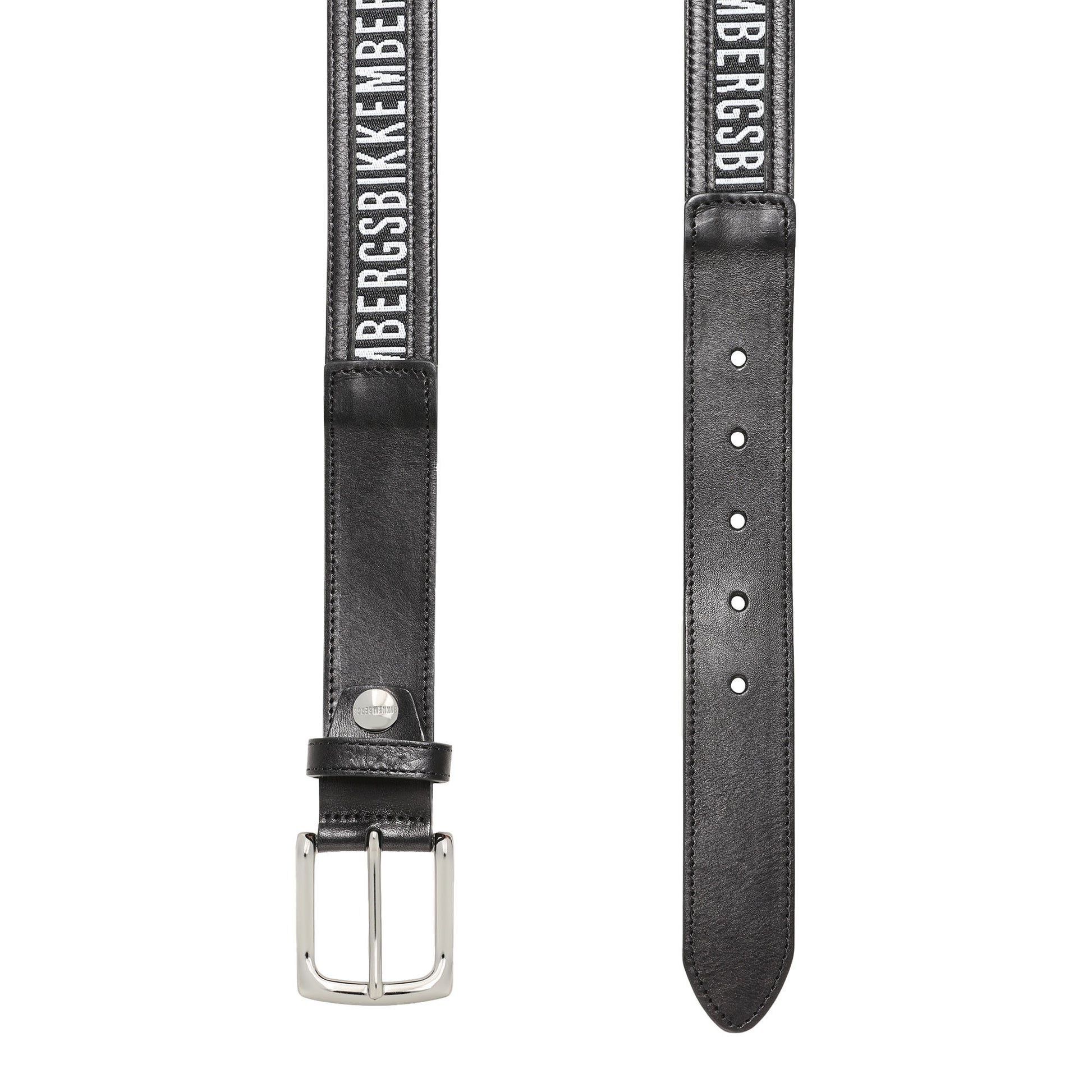 Black Calf Leather Bikk Belt - coffeewithmee1