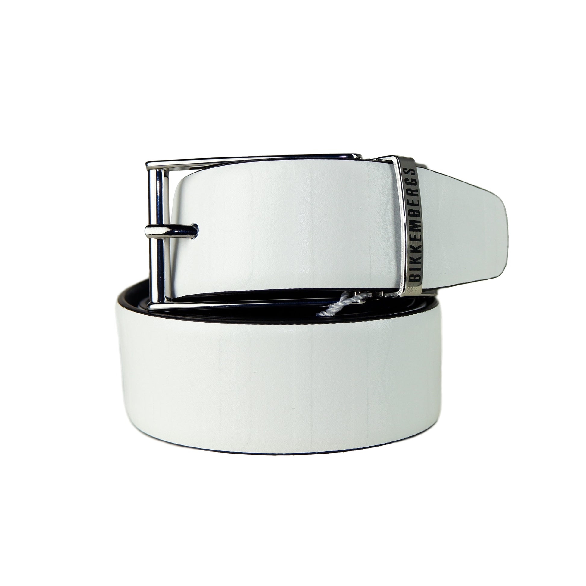 Black & White Calf Leather Belt - coffeewithmee1