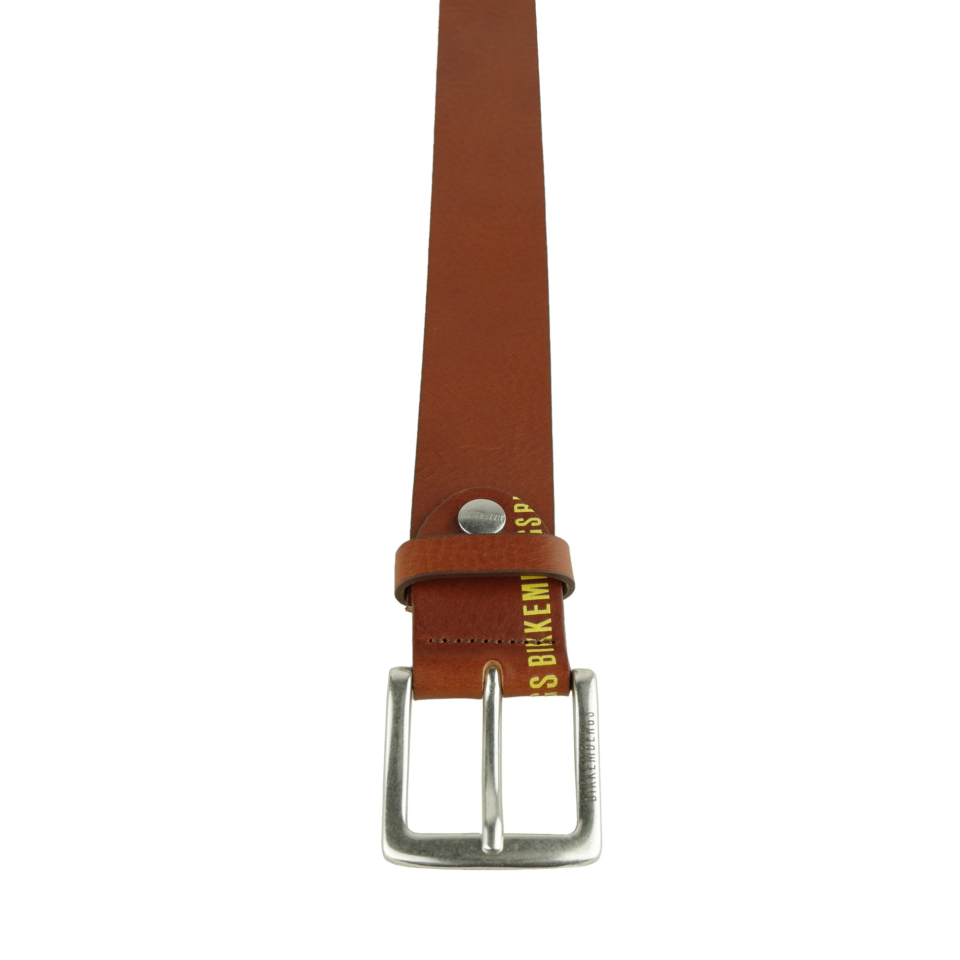 Cognac Brown Calf Leather Belt - coffeewithmee1