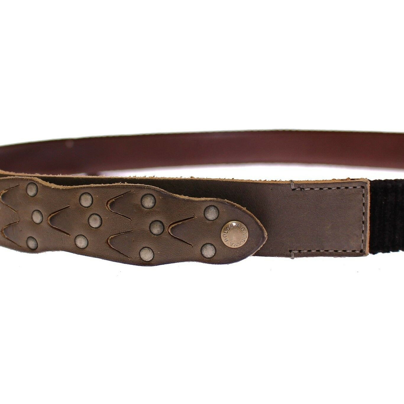 Brown Leather Logo Cintura Gürtel Belt - coffeewithmee1