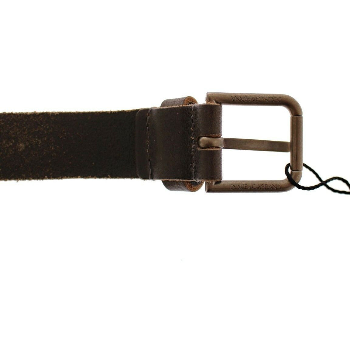 Brown Leather Logo Cintura Gürtel Belt - coffeewithmee1