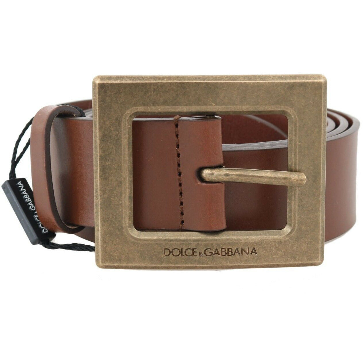 Brown Leather Sicilian Western Belt - coffeewithmee1