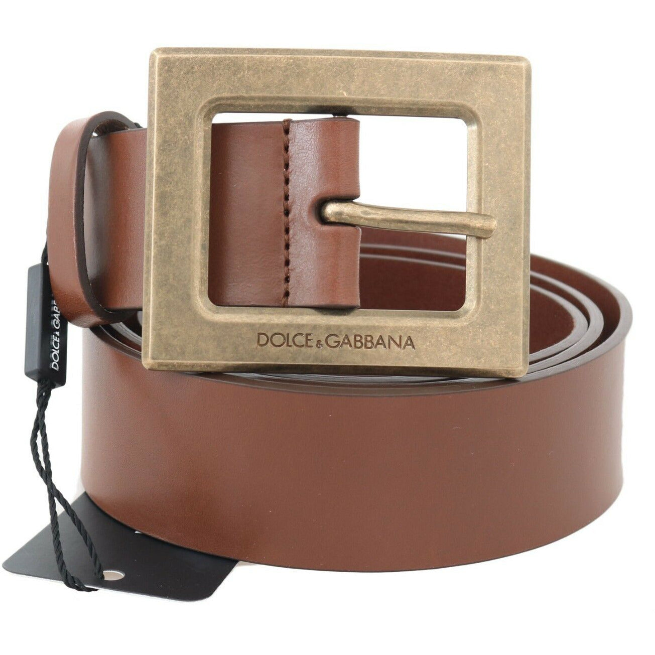 Brown Leather Sicilian Western Belt - coffeewithmee1